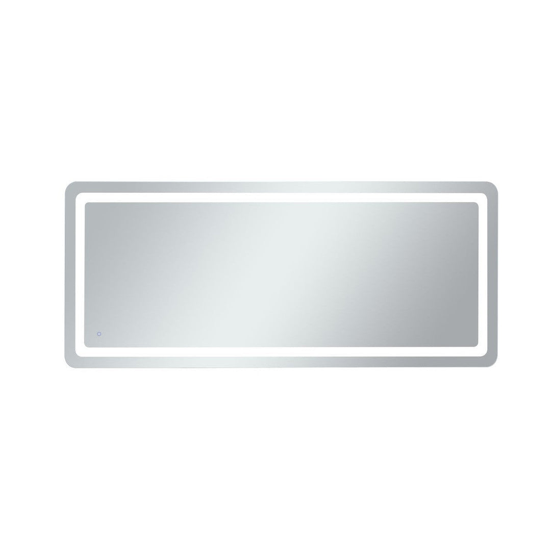 Elegant Lighting MRE33072 Modern Genesis Mirror Glossy White