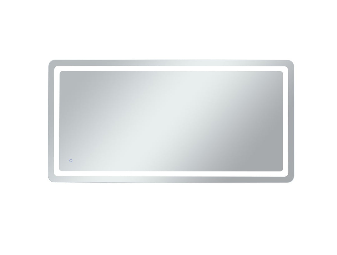 Elegant Lighting MRE33672 Modern Genesis Mirror Glossy White