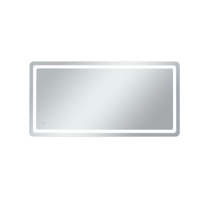 Elegant Lighting MRE33672 Modern Genesis Mirror Glossy White