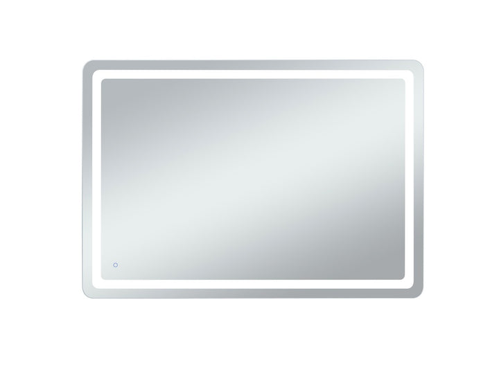 Elegant Lighting MRE34260 Modern Genesis Mirror Glossy White