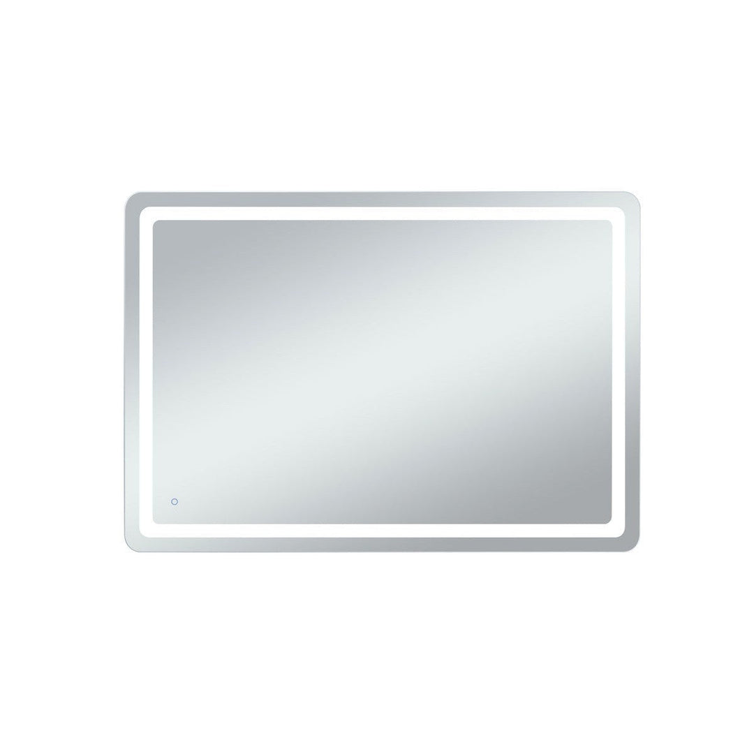 Elegant Lighting MRE34260 Modern Genesis Mirror Glossy White