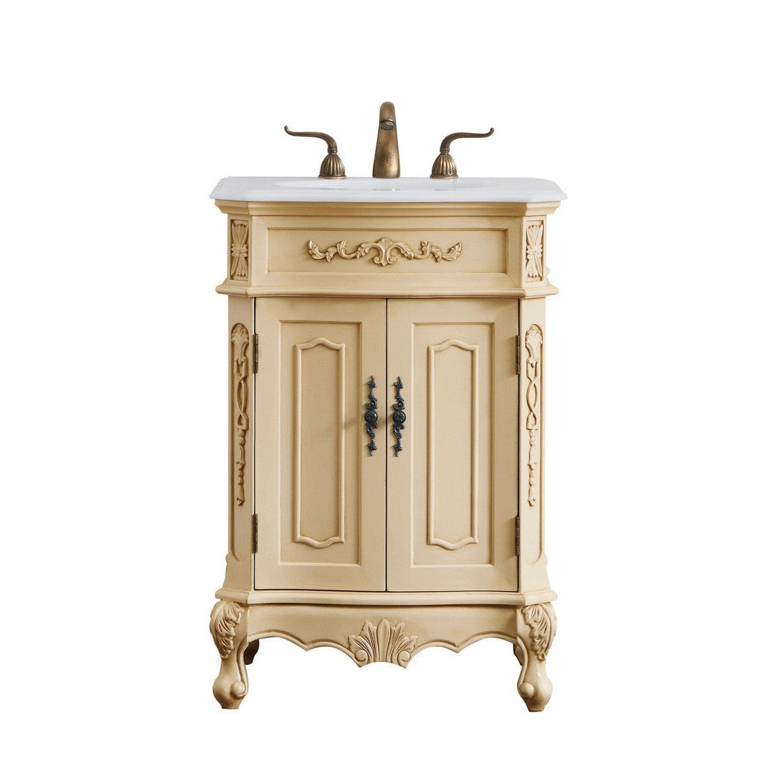 Elegant Danville VF10124LT-VW Bath Vanity Light 21 in. wide - Light Antique Beige