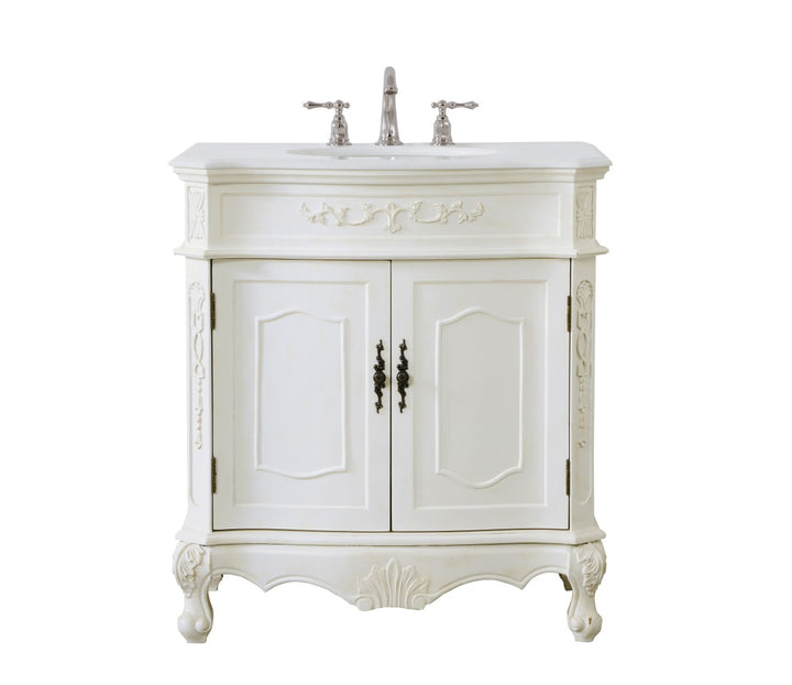 Elegant Danville VF10132AW-VW Bath Vanity Light 21 in. wide - Antique White