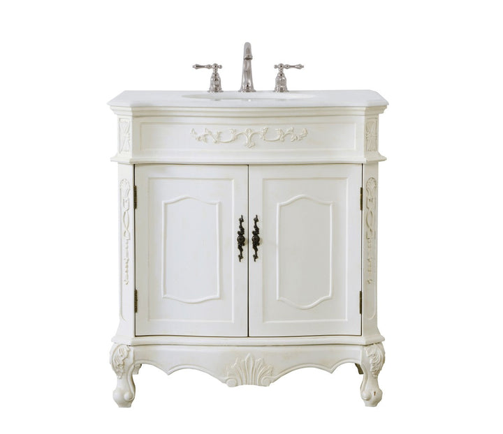 Elegant Danville VF10132AW-VW Bath Vanity Light 21 in. wide - Antique White