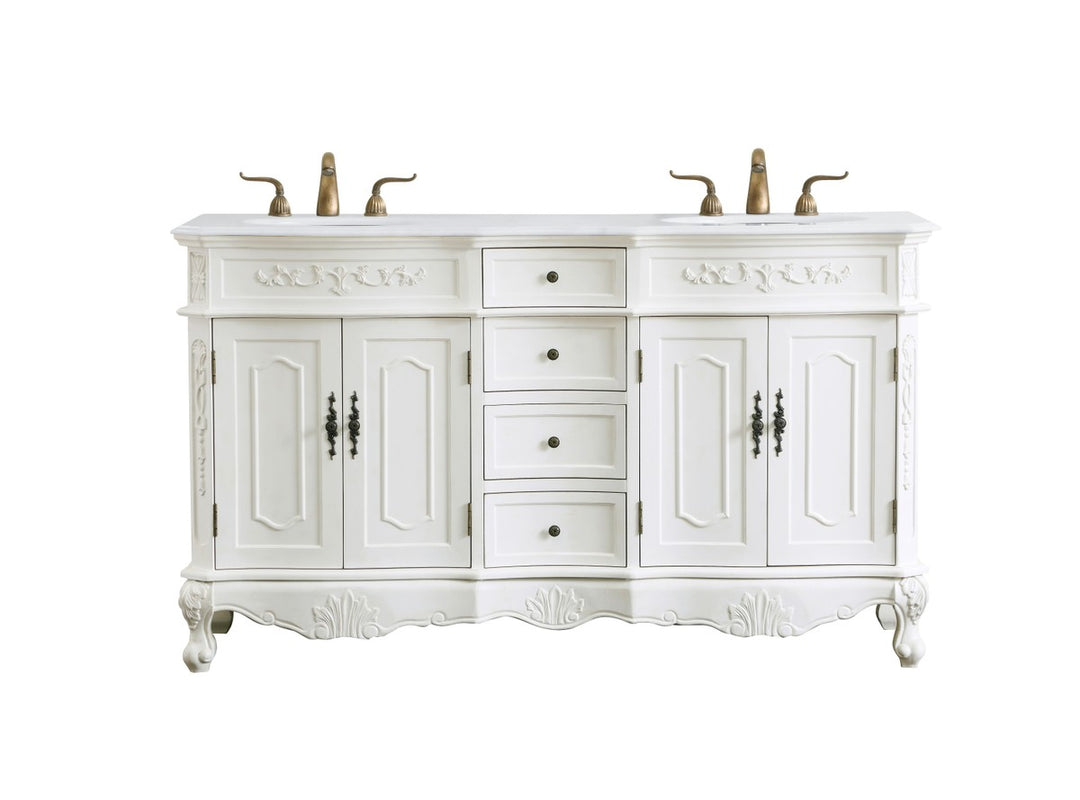 Elegant Danville VF10160DAW-VW Bath Vanity Light 21 in. wide - Antique White