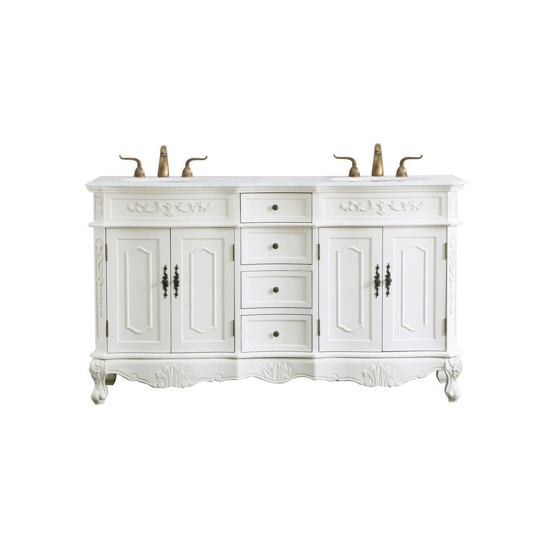 Elegant Danville VF10160DAW-VW Bath Vanity Light 21 in. wide - Antique White