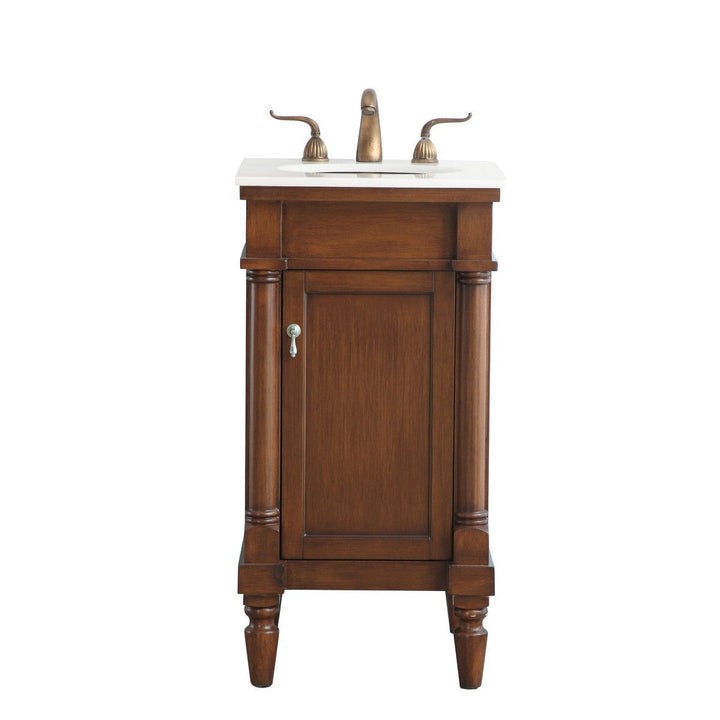 Elegant Lexington VF13018WT Bath Vanity Light 19 in. wide - Walnut