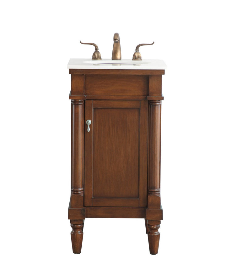 Elegant Lexington VF13018WT Bath Vanity Light 19 in. wide - Walnut