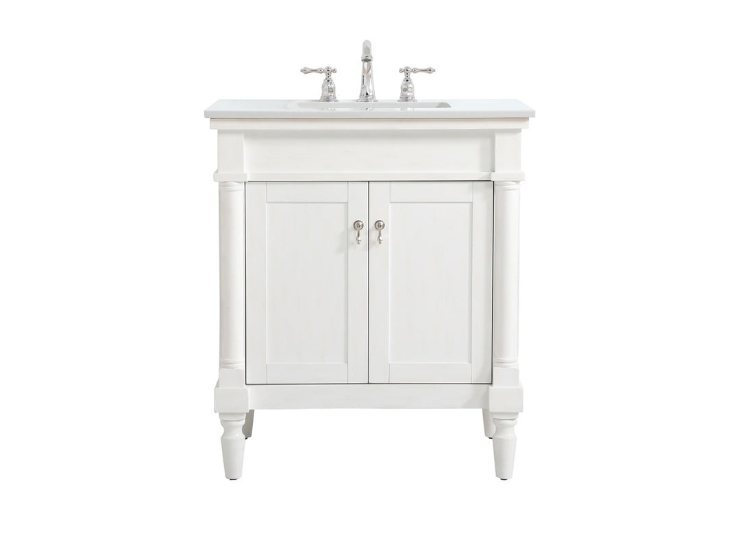 Elegant Lexington VF13030AW-VW Bath Vanity Light 22 in. wide - Antique White