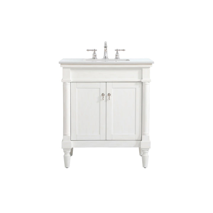 Elegant Lexington VF13030AW-VW Bath Vanity Light 22 in. wide - Antique White