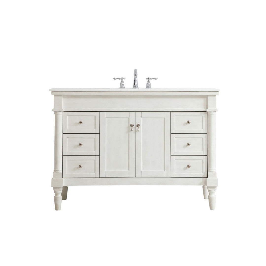 Elegant Lexington VF13048AW-VW Bath Vanity Light 22 in. wide - Antique White