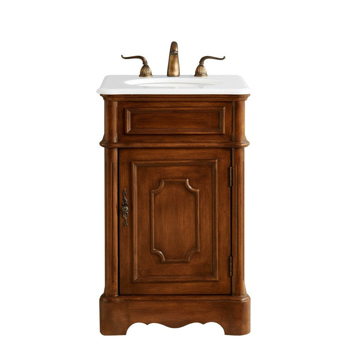 Elegant Retro VF30421TK-VW Bath Vanity Light 19 in. wide - Teak