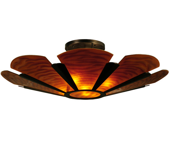 Meyda Tiffany Metro Fusion 137771 Ceiling Light - Mahogany Bronze