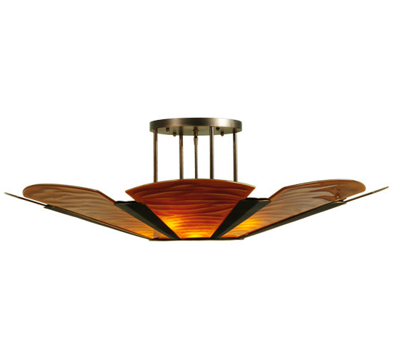 Meyda Tiffany Metro Fusion 137771 Ceiling Light - Mahogany Bronze