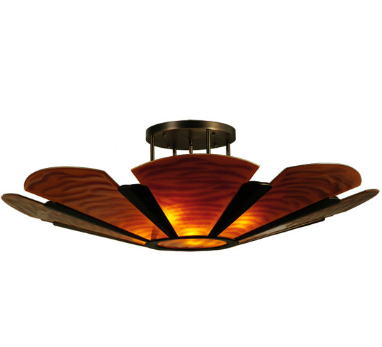 Meyda Tiffany Metro Fusion 137771 Ceiling Light - Mahogany Bronze