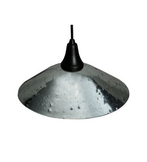 Meyda Tiffany Galatia 137830 Pendant Light - Seeded Mercury Black Powdercoat