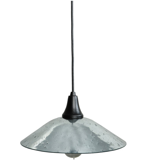 Meyda Tiffany Galatia 137830 Pendant Light - Seeded Mercury Black Powdercoat