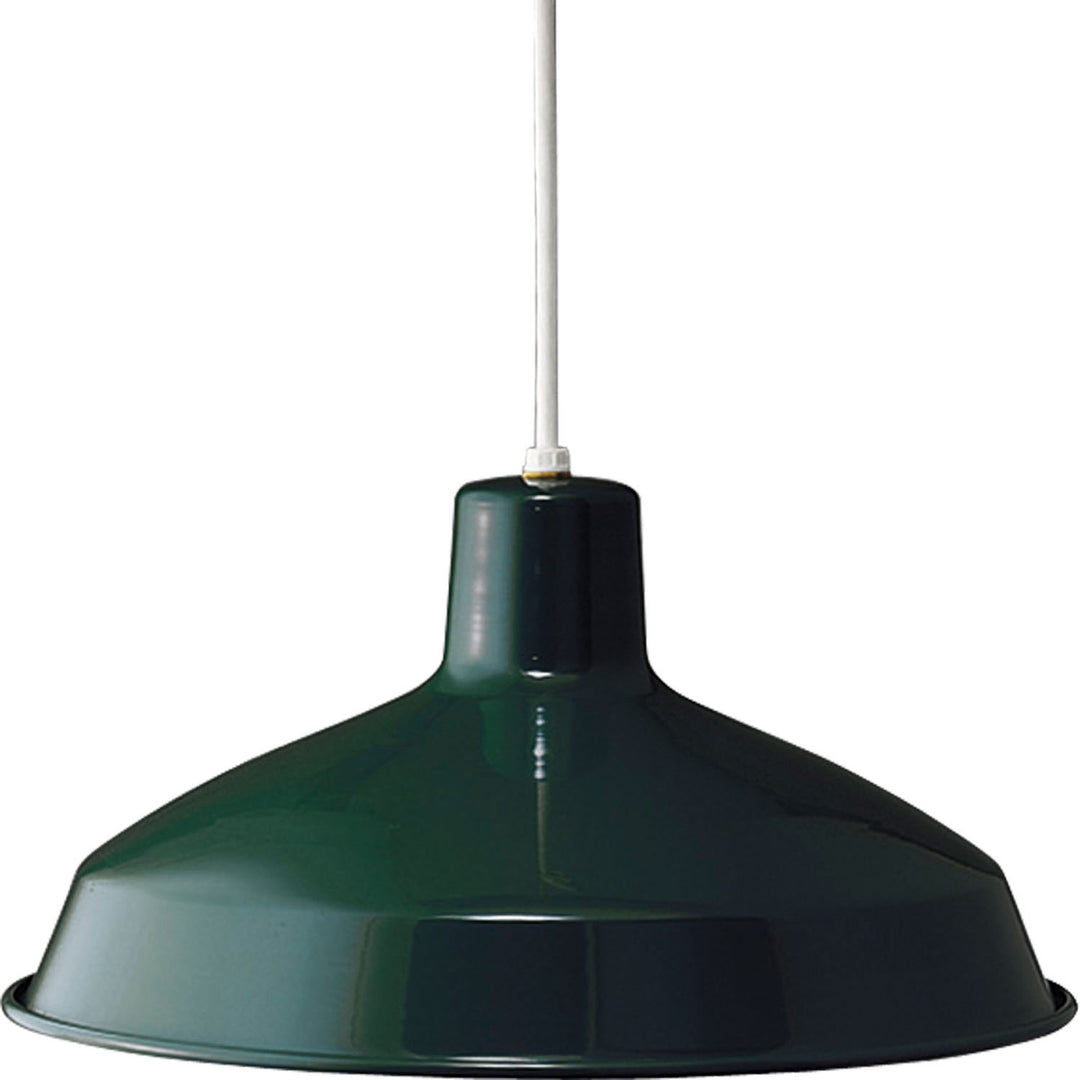 Progress Metal Shade Pendant P5094-45 Pendant Light - Dark Green