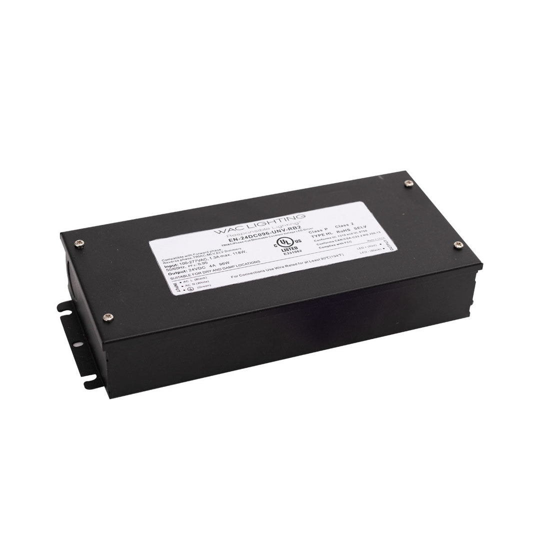 Wac Lighting EN-24DC096-UNV-RB2  Power Supply Home Decor Black