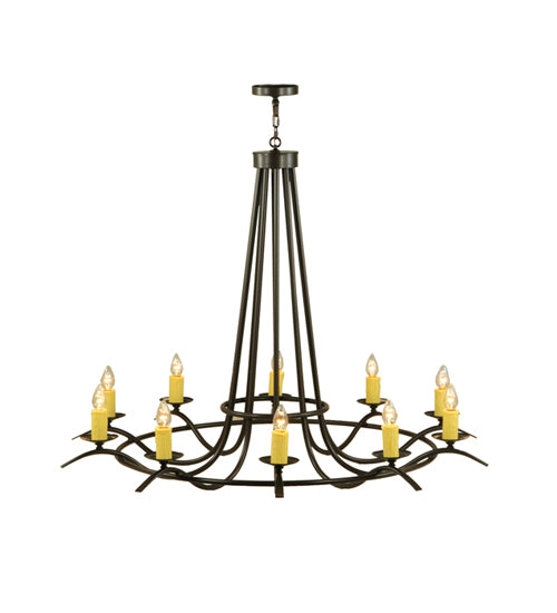 Meyda Tiffany Octavia 137894 Chandelier Light - Timeless Bronze