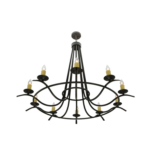 Meyda Tiffany Octavia 137894 Chandelier Light - Timeless Bronze