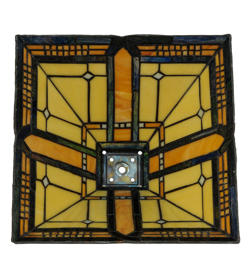 Meyda Tiffany Lighting 137957 Sierra Prairie Mission Shade Lamp Shade Multicolored