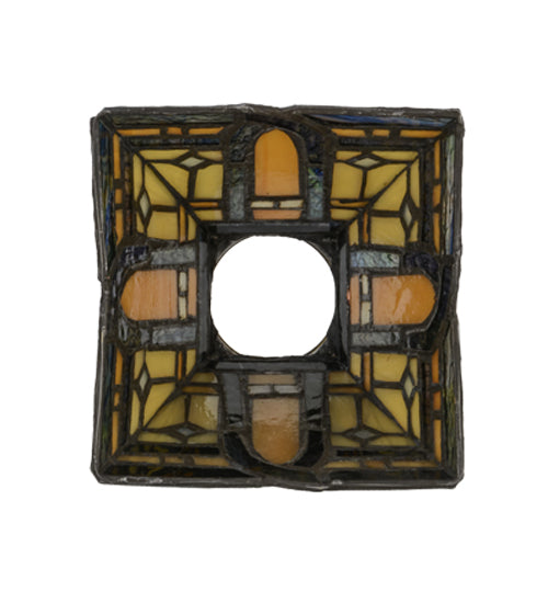 Meyda Tiffany Lighting 137959 Sierra Prairie Mission Shade Lamp Shade Bronze / Dark