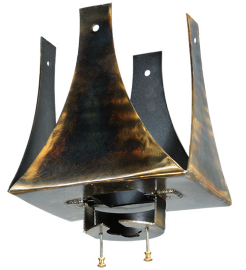 Meyda Tiffany Lighting 138069 Cilindro Lamp Base And Fixture Hardware Utility Light Bronze / Dark
