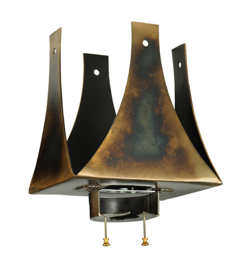 Meyda Tiffany Lighting 138069 Cilindro Lamp Base And Fixture Hardware Utility Light Bronze / Dark