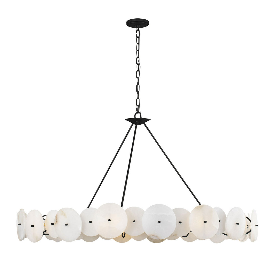 Varaluz Cosmos 370C09MB Chandelier Light - Matte Black
