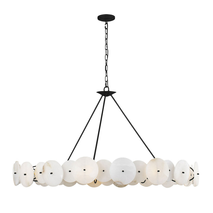 Varaluz Cosmos 370C09MB Chandelier Light - Matte Black