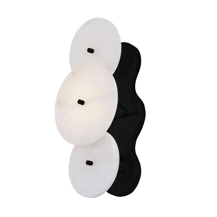 Varaluz Cosmos 370W01MB Wall Sconce Light - Matte Black