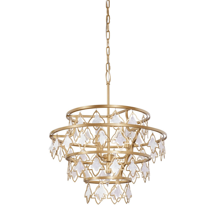 Varaluz Fleur 386C04FG Chandelier Light - French Gold