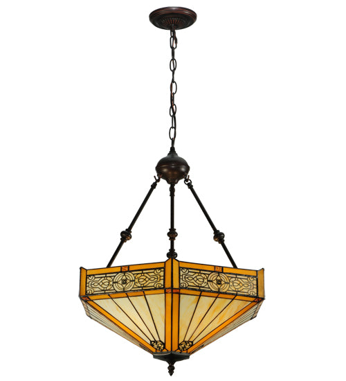 Meyda Tiffany Peaches 138113 Pendant Light - Mahogany Bronze