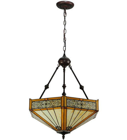 Meyda Tiffany Peaches 138113 Pendant Light - Mahogany Bronze