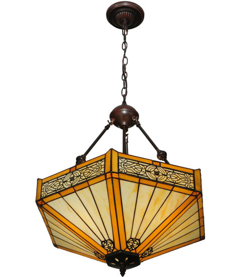 Meyda Tiffany Peaches 138113 Pendant Light - Mahogany Bronze