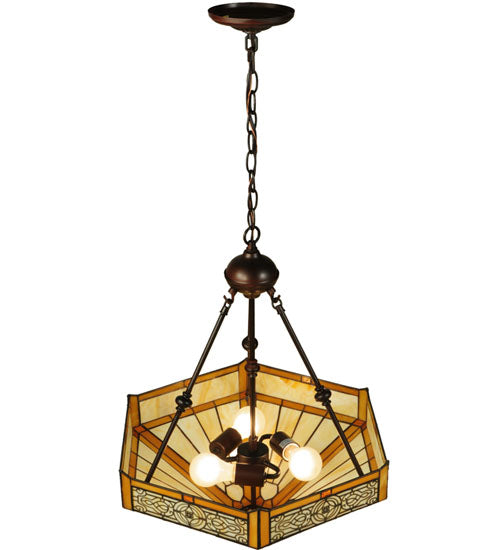 Meyda Tiffany Peaches 138113 Pendant Light - Mahogany Bronze