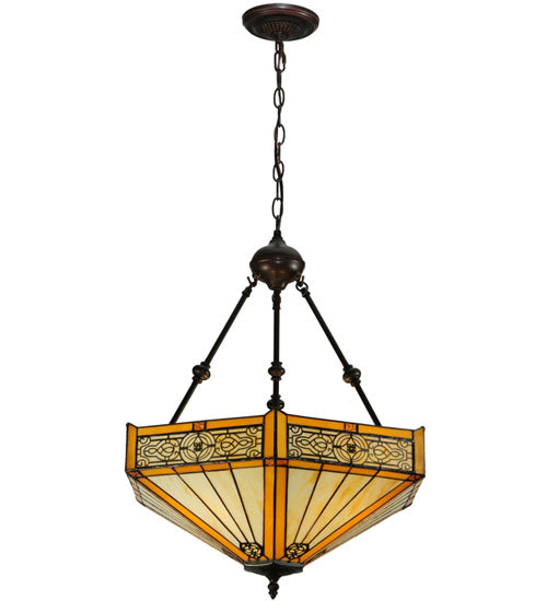 Meyda Tiffany Peaches 138113 Pendant Light - Mahogany Bronze