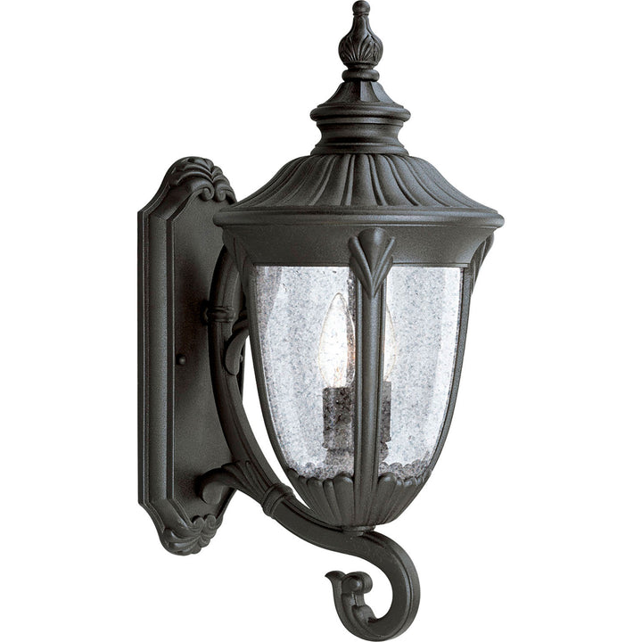 Progress Lighting P5823-31 Meridian Two Light Wall Lantern Outdoor Black