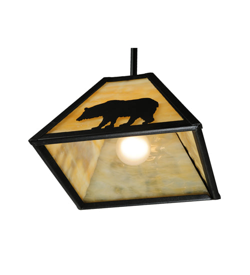 Meyda Tiffany Lone Bear 138210 Pendant Light - Vintage Copper