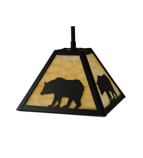 Meyda Tiffany Lone Bear 138210 Pendant Light - Vintage Copper
