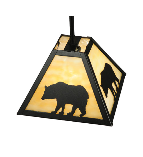 Meyda Tiffany Lone Bear 138210 Pendant Light - Vintage Copper
