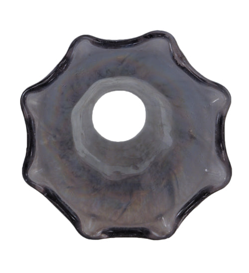 Meyda Tiffany Lighting 13822 Purple Iridescent Pond Lily Shade Lamp Shade Bronze / Dark