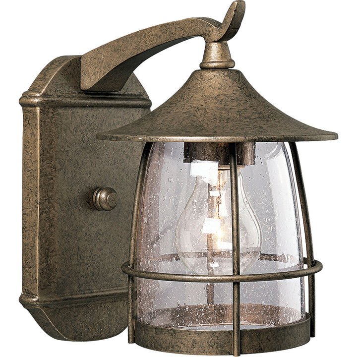 Progress Lighting P5763-86 Prairie One Light Wall Lantern Outdoor Bronze / Dark
