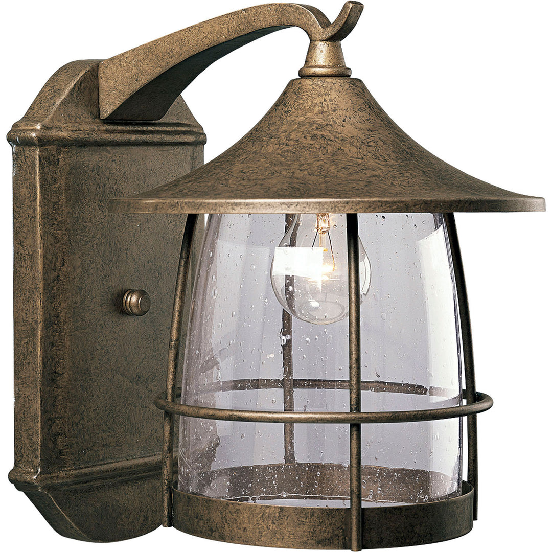 Progress Lighting P5764-86 Prairie One Light Wall Lantern Outdoor Bronze / Dark