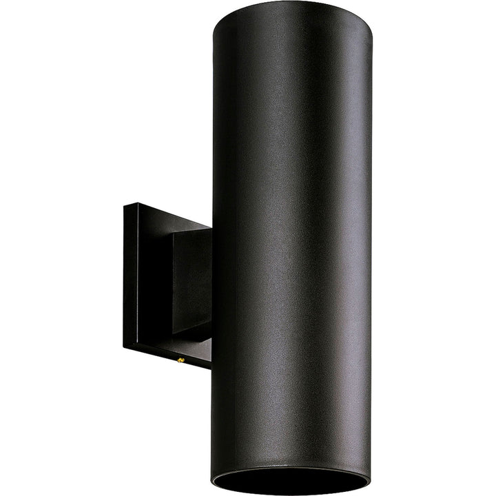 Progress Lighting P5713-31 Cylinder Two Light Outdoor Wall Mount Outdoor Black