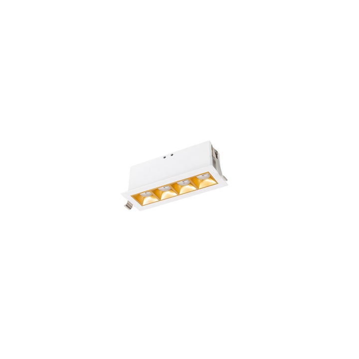 Wac Lighting R1GDT04-F935-GLWT  Multi Stealth Recessed Light Gold/White