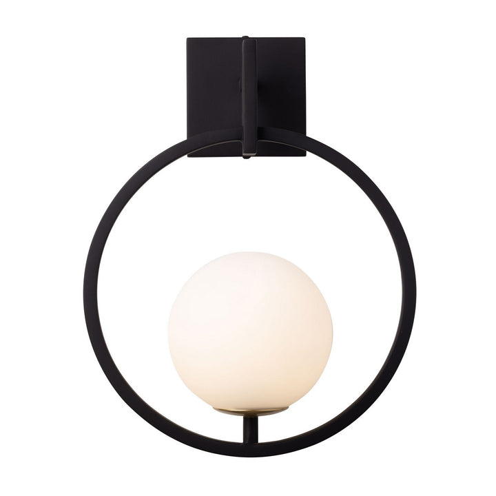 Varaluz Stopwatch 388W01SMBFG Wall Sconce Light - Matte Black/French Gold