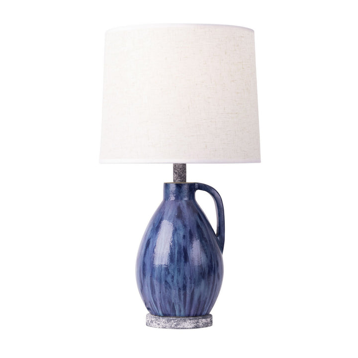 Varaluz Lighting 395T01AAYLU  Avesta Lamp Apothecary Gray/Blue Lustro