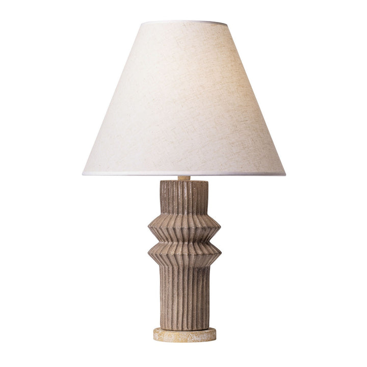 Varaluz Lighting 396T01ADGT Modern Primea Lamp Apothecary Gold/Glazed Taupe